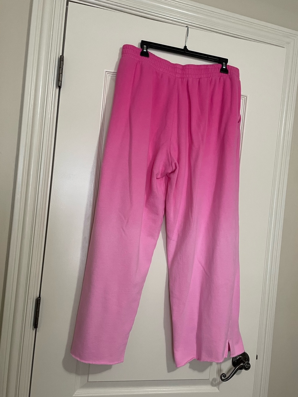 Victoria’s Secret Pink Ombré Wide Leg Sweatpants L - Picture 2 of 4